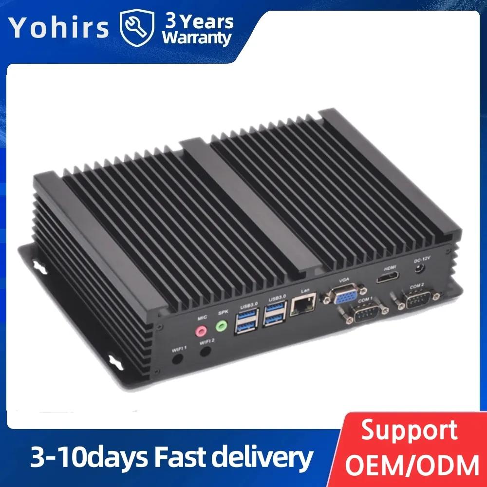 Yohirs  Ҹ  ̴ PC,   ǻ, I5 8250U, I7 8550U, 2 * DDR4 RAM, 2 * RS232 COM HDMI VGA, 7 * USB